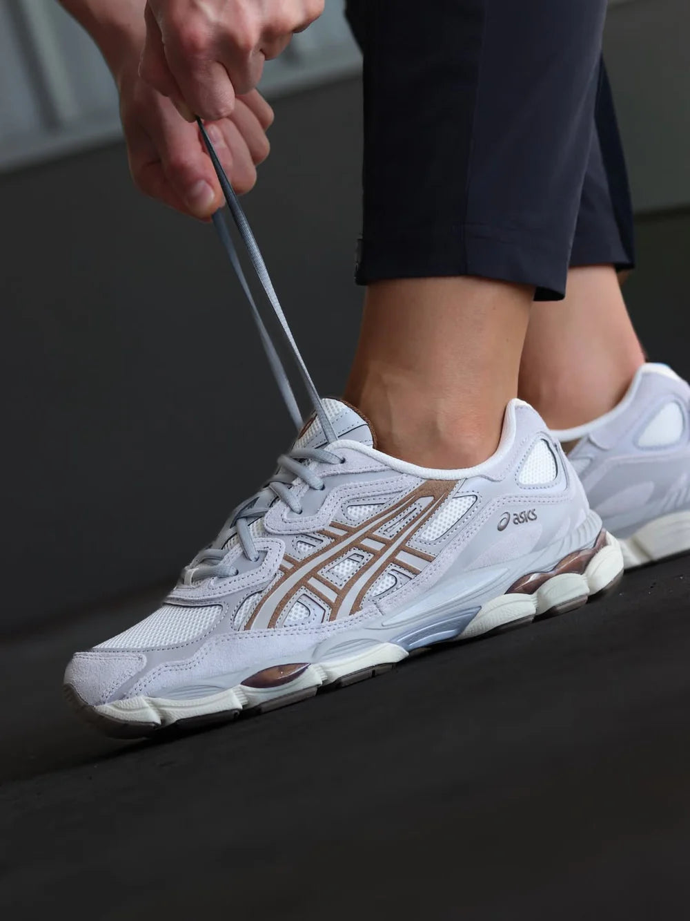 ASICS Gel-NYC Cream Cement Grey Brown (1203A383-114) | SneakerClassics