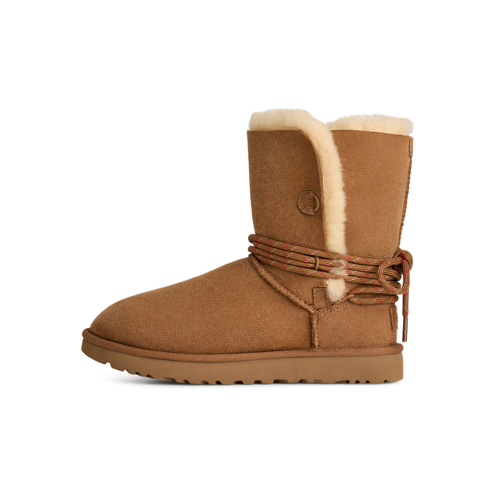 UGG Bailey Tie Boot Chestnut (Women's) (1171530-CHE) | SneakerClassics