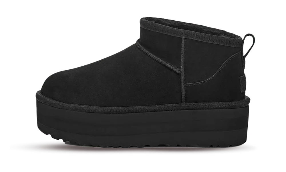 UGG Classic Ultra Mini Platform Boot Black (Women's) (1135092-BLK) | SneakerClassics