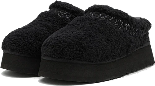 UGG Tazz Slipper Heritage Braid Black (Women's) (1143976-BLK) | SneakerClassics