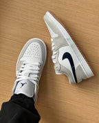 Jordan 1 Low Midnight Navy Neutral Grey (553558-146) | SneakerClassics