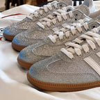adidas Samba Shine Silver Metallic (Women's) (KI6264) | SneakerClassics