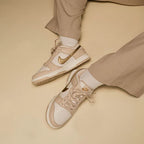 Nike Dunk Low Phantom Metallic Gold (Women's) (DX5930-001) | SneakerClassics