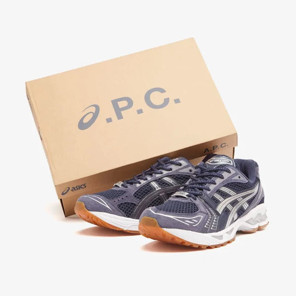 ASICS Gel-Kayano 14 A.P.C. Midnight Indigo Fog (1203A926-400) | SneakerClassics