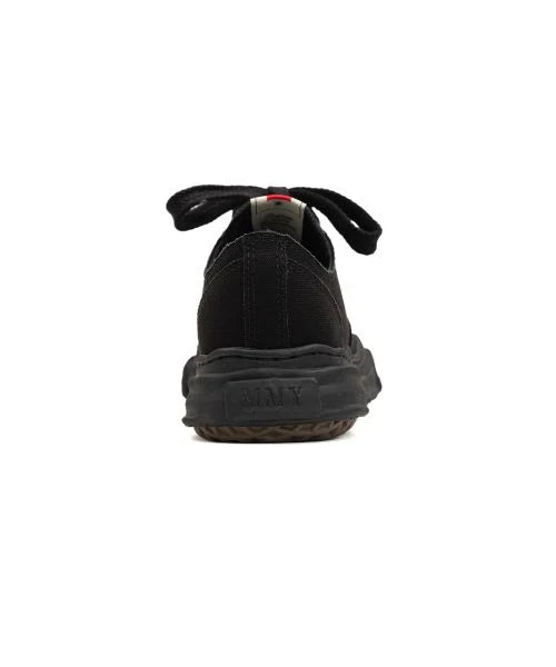 Maison Mihara Yasuhiro Peterson OG Sole Canvas Low Black Black (A01FW702-BLKBLK) | SneakerClassics