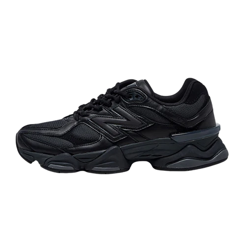 New Balance 9060 Triple Black Leather