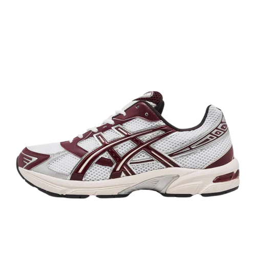ASICS Gel-1130 White Maroon Banner (1203A685-100) | SneakerClassics