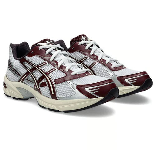 ASICS Gel-1130 White Maroon Banner (1203A685-100) | SneakerClassics