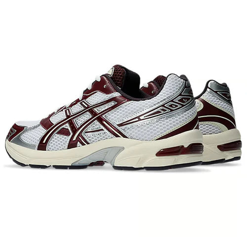 ASICS Gel-1130 White Maroon Banner (1203A685-100) | SneakerClassics