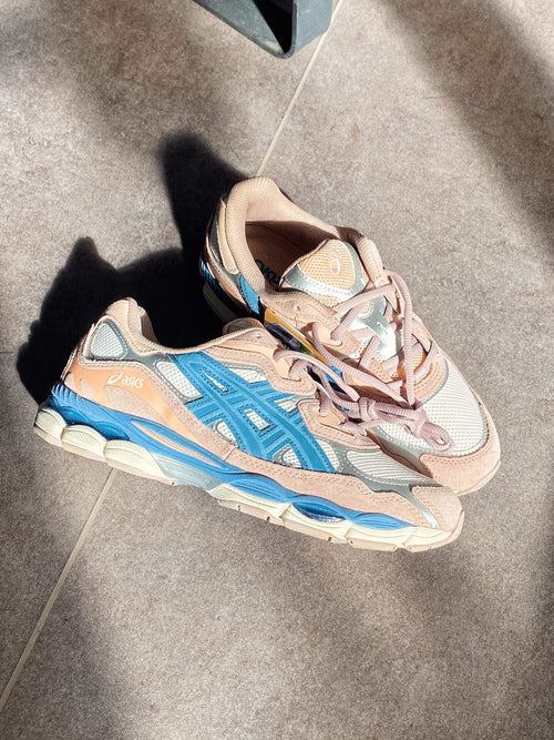 ASICS Gel-NYC Cream Grey Floss Salmon (Women's) (1202A429-104) | SneakerClassics