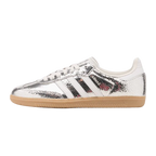 adidas Samba OG Silver Metallic Cracked Leather (Women's) (JR0035) | SneakerClassics