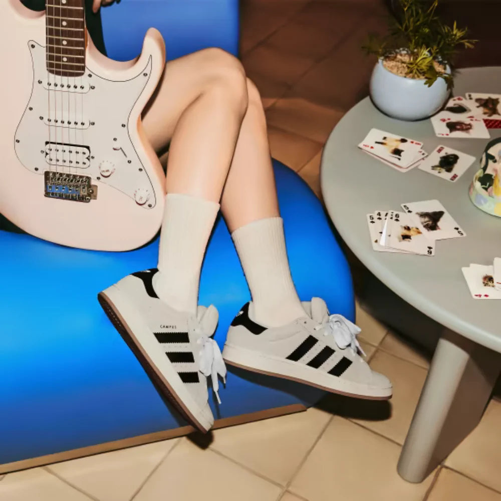 adidas Campus 00s Crystal White Core Black (Women's) (GY0042) | SneakerClassics