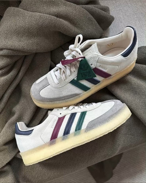 adidas Clarks 8th Street Samba by Ronnie Fieg Kithmas White Multi (IE4032) | SneakerClassics