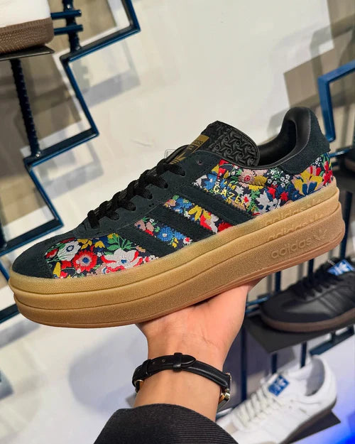 adidas Gazelle Bold Liberty London Floral Embroidery (Women's) (JI2572) | SneakerClassics