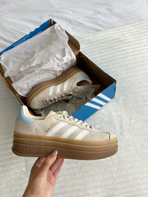 adidas Gazelle Bold Wonder White Clear Sky (Kids) (JH5540) | SneakerClassics