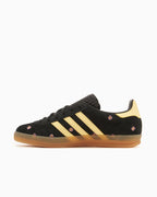 adidas Gazelle Indoor Core Black Almost Yellow Floral (Women's) (IF4490) | SneakerClassics