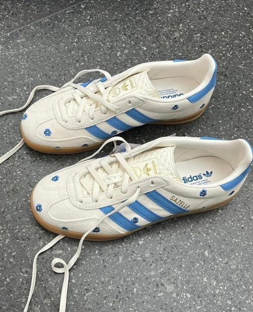 adidas Gazelle Indoor Light Blue Floral (Women's) (IF4491) | SneakerClassics