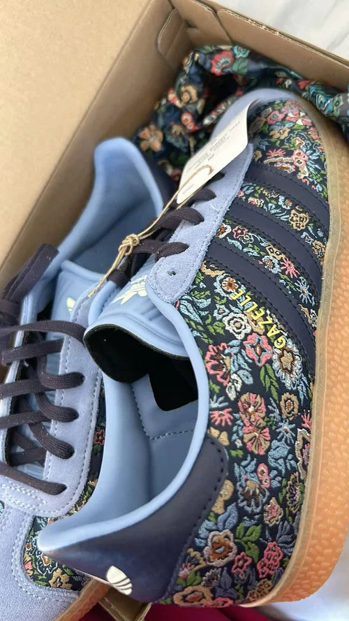 adidas Gazelle Liberty London Floral Embroidery (GS) (JH5207) | SneakerClassics