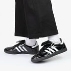 adidas Samba LT Core Black Patent Leather (Women's) (JI2707) | SneakerClassics