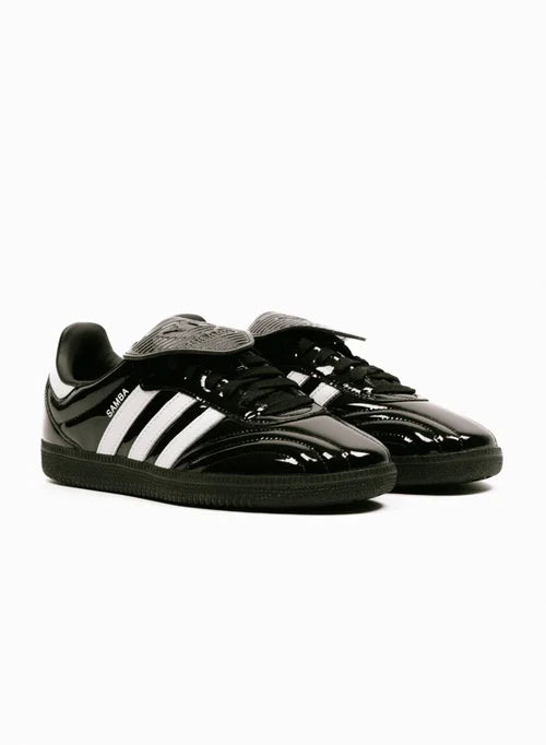 adidas Samba LT Core Black Patent Leather (Women's) (JI2707) | SneakerClassics