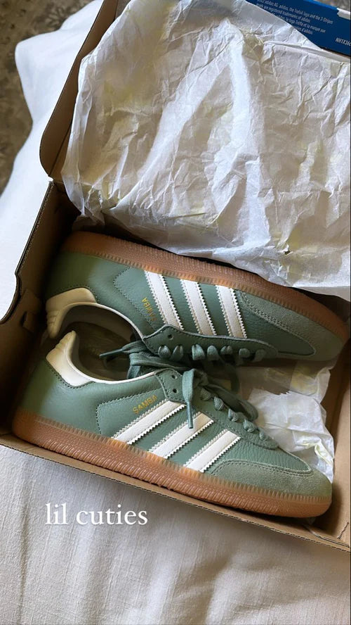 adidas Samba OG Silver Green (Women's) (IE7011) | SneakerClassics