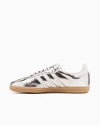 adidas Samba OG Silver Metallic Cracked Leather (Women's) (JR0035) | SneakerClassics