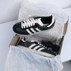 adidas Samba Ruffle Stripes Pack Black Off White (Women's) (JR8831) | SneakerClassics