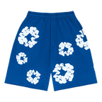 Denim Tears The Cotton Wreath Shorts Royal Blue | SneakerClassics