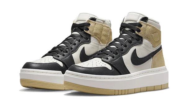 Jordan 1 Elevate High Beige Black Toe (Women's) (DN3253-700) | SneakerClassics