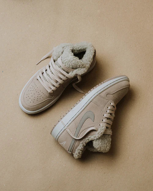 Jordan 1 Low SE Sherpa Fleece (Women's) (DO0750-002) | SneakerClassics