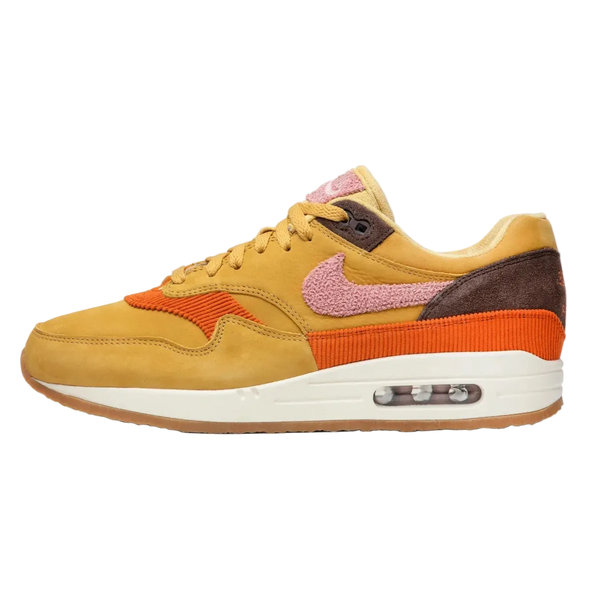 Nike Air Max 1 Crepe Wheat Gold Rust Pink (CD7861-700) | SneakerClassics
