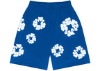 Denim Tears The Cotton Wreath Shorts Royal Blue | SneakerClassics
