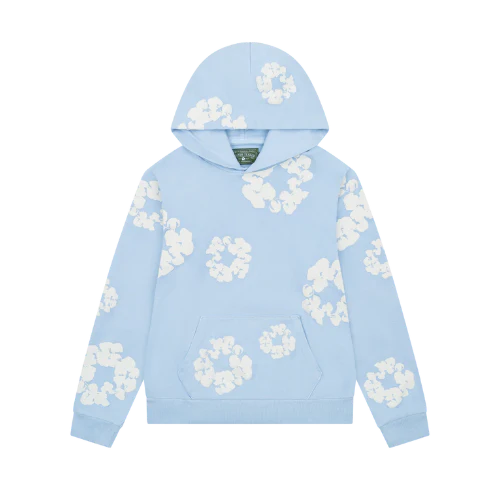 Denim Tears The Cotton Wreath Hoodie Powder Blue | SneakerClassics