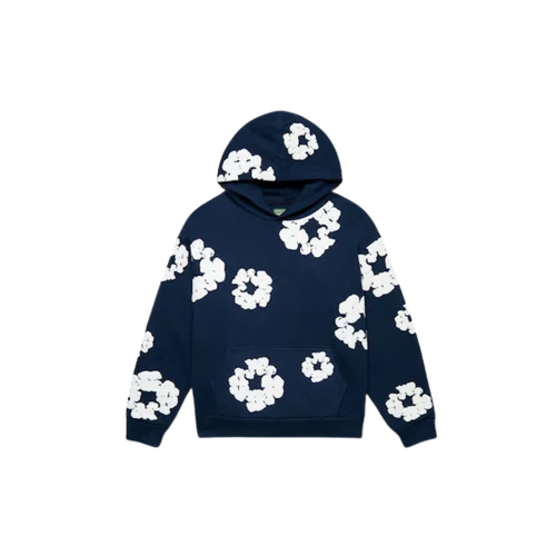Denim Tears The Cotton Wreath Hoodie Navy | SneakerClassics