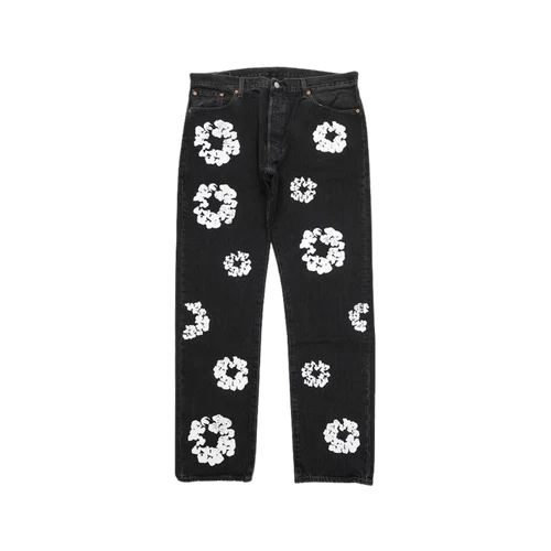 Denim Tears x Levi's Cotton Wreath Jean Black (DENIM-TEARS) | SneakerClassics