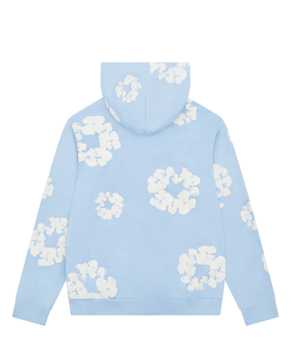 Denim Tears The Cotton Wreath Hoodie Powder Blue | SneakerClassics