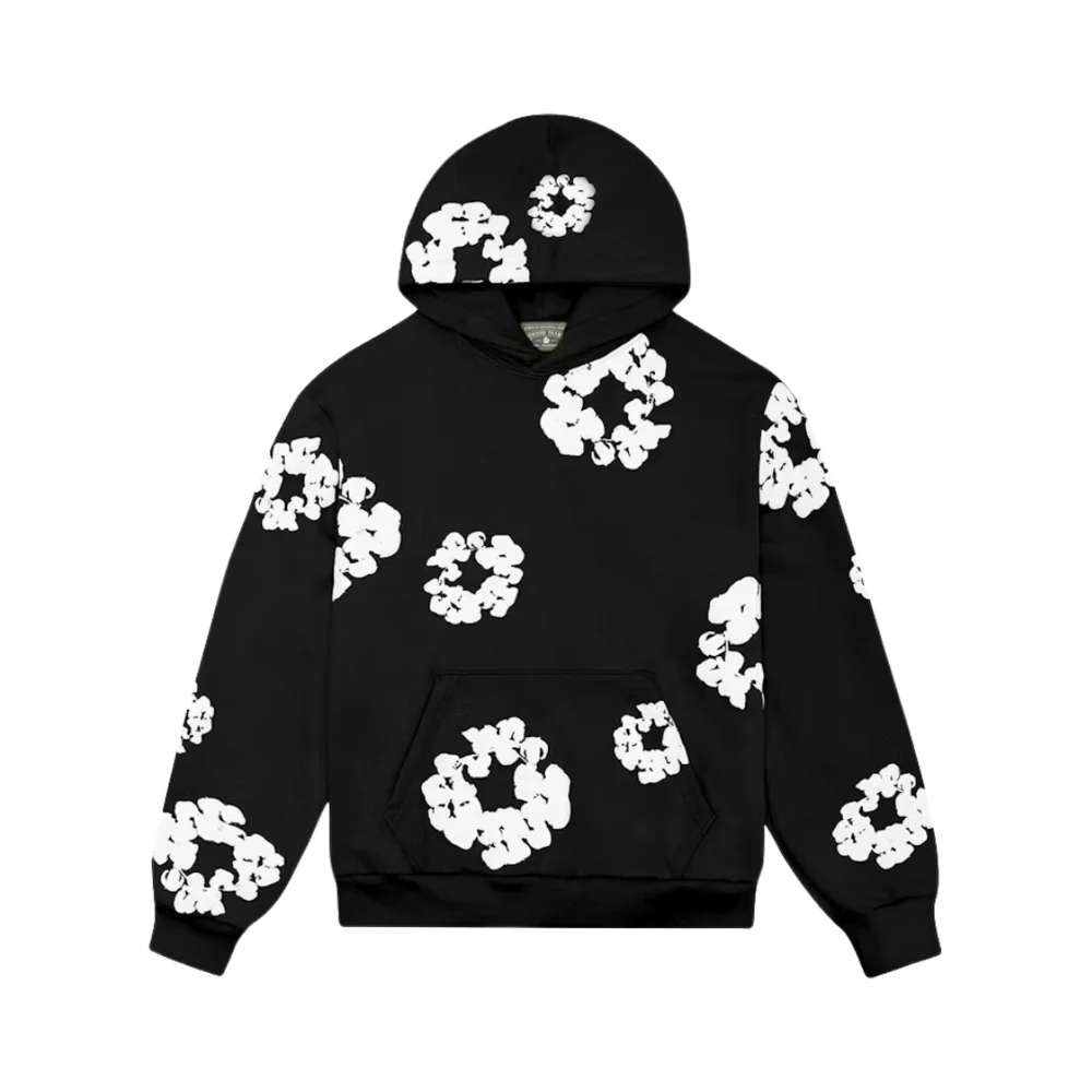 Denim Tears The Cotton Wreath Hoodie Black | SneakerClassics