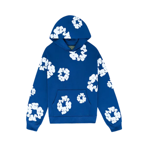 Denim Tears The Cotton Wreath Hoodie Royal Blue | SneakerClassics