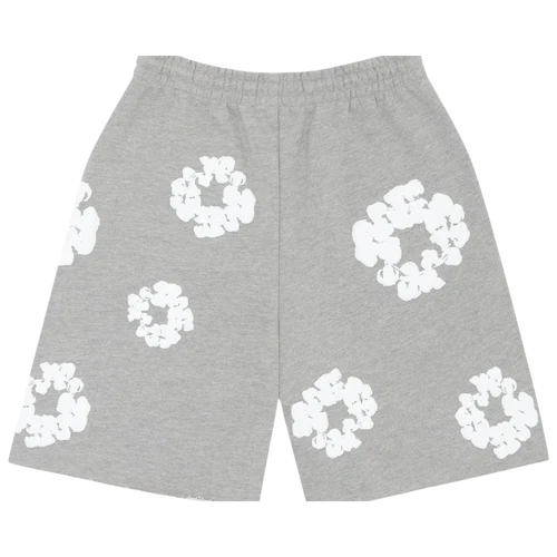 Denim Tears The Cotton Wreath Shorts Grey | SneakerClassics