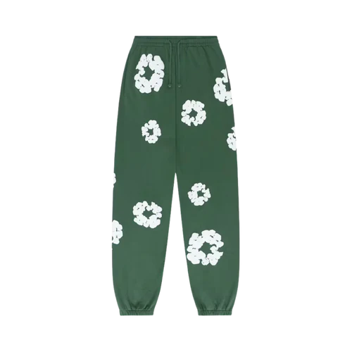 Denim Tears The Cotton Wreath Sweatpants Green | SneakerClassics