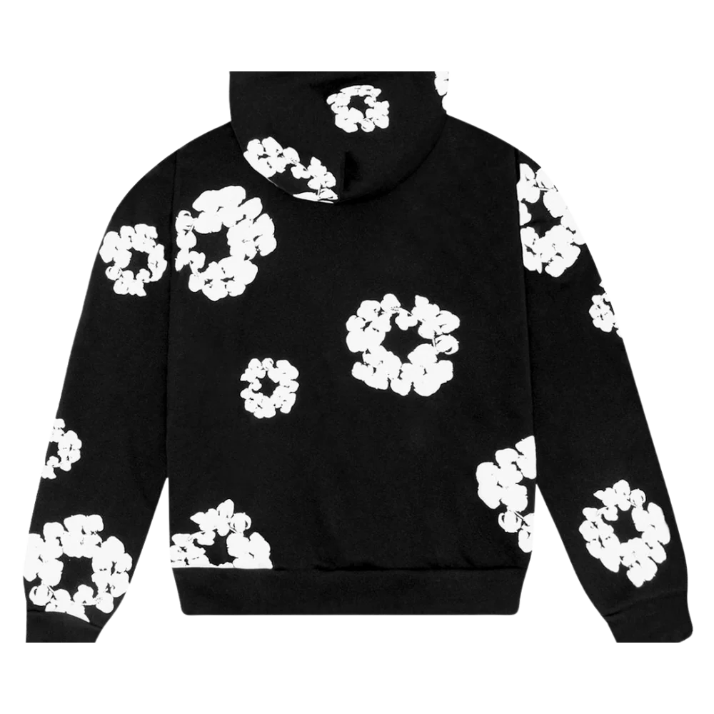 Denim Tears The Cotton Wreath Hoodie Black | SneakerClassics