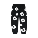 Denim Tears The Cotton Wreath Sweatpants Black | SneakerClassics