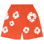 Denim Tears The Cotton Wreath Shorts Orange | SneakerClassics