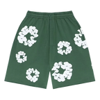 Denim Tears The Cotton Wreath Shorts Green | SneakerClassics