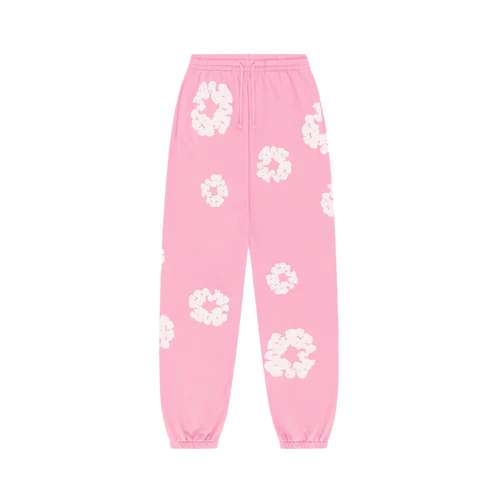 Denim Tears The Cotton Wreath Sweatpants Pink | SneakerClassics
