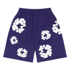 Denim Tears The Cotton Wreath Shorts Purple | SneakerClassics