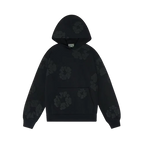 Denim Tears The Cotton Wreath Hoodie Black Monochrome | SneakerClassics