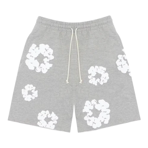 Denim Tears The Cotton Wreath Shorts Grey