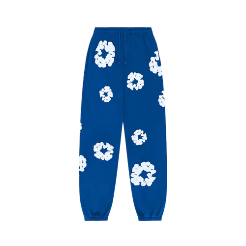 Denim Tears The Cotton Wreath Sweatpants Royal Blue | SneakerClassics