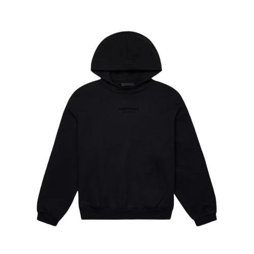 Fear of God Essentials FW23 Jet Black Hoodie | SneakerClassics